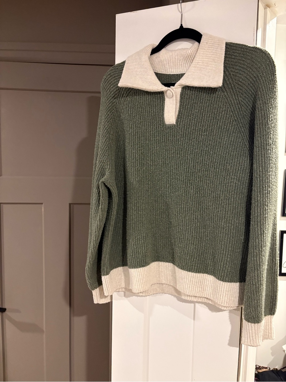 Aerie Classic Quarter Button Sweater